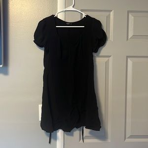 black cotton on mini dress
